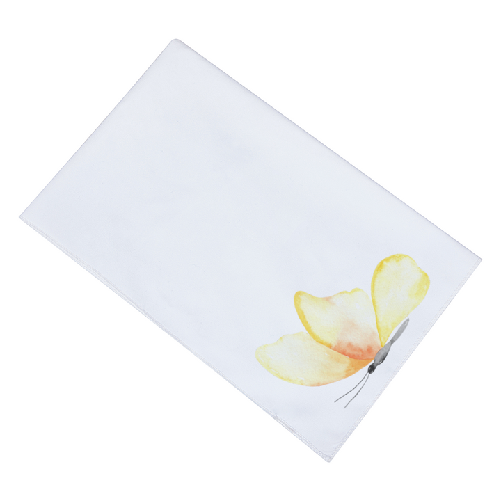 Yellow Butterfly Tea Towel