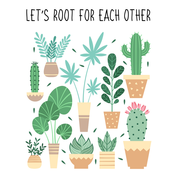 Enamel Mug - Let's Root For Each Other