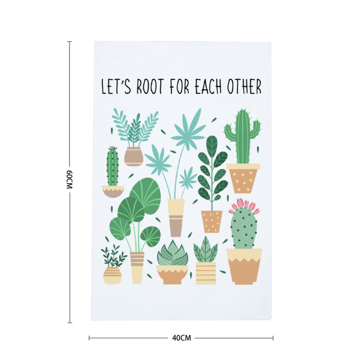 Tea Towel - Let's Root For Each Other